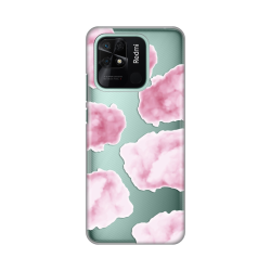 Silikonska futrola print Skin za Xiaomi Redmi 10C Pink Clouds.