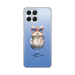 Silikonska futrola print za Huawei Honor X8 Funny Cat.
