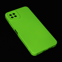 Futrola Silikon color za Samsung A226 Galaxy A22 5G tamno zelena.