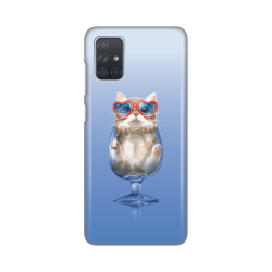 Silikonska futrola print za Samsung A715F Galaxy A71 Funny Cat.