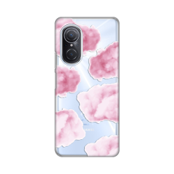 Silikonska futrola print Skin za Huawei Nova 9 SE Pink Clouds.