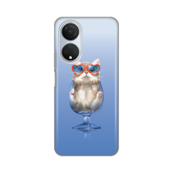 Silikonska futrola print za Huawei Honor X7 Funny Cat.