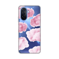 Silikonska futrola print Skin za Huawei Nova Y70/Nova Y70 Plus Pink Clouds.