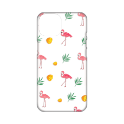Silikonska futrola print Skin za iPhone 14 Flamingos.