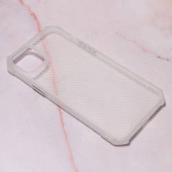 Futrola Carbon Crystal za iPhone 14 Plus bela.