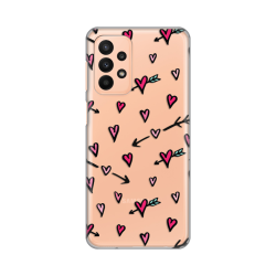 Silikonska futrola print Skin za Samsung A235 Galaxy A23 Hearts Pattern.