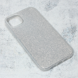 Futrola Crystal Dust za iPhone 14 6.7 Plus srebrna.