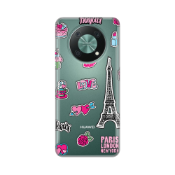 Silikonska futrola print Skin za Huawei Nova Y90 Love Paris.