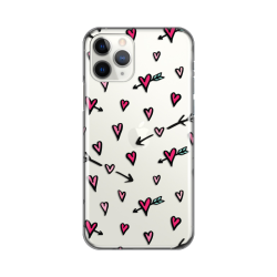 Silikonska futrola print Skin za iPhone 11 6.1 Hearts Pattern.