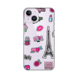Silikonska futrola print Skin za iPhone 14 Love Paris.