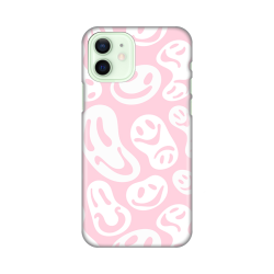 Silikonska futrola print za iPhone 12 6.1 Pink Smiles.
