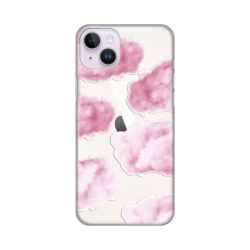 Silikonska futrola print Skin za iPhone 14 Plus Pink Clouds.