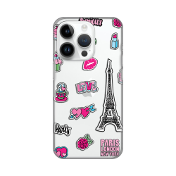 Silikonska futrola print Skin za iPhone 14 Pro Love Paris.