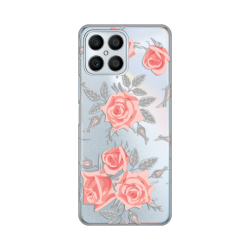 Silikonska futrola print Skin za Huawei Honor X8 Elegant Roses.