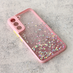 Futrola Frame Glitter za Samsung G901B Galaxy S22 roze.