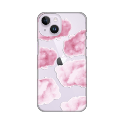 Silikonska futrola print Skin za iPhone 14 Pink Clouds.