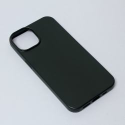 Silikonska futrola Skin za iPhone 14 mat crna.