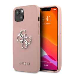 Futrola Guess Saffiano Big za iPhone 13 roza (GUHCP13MSA4GSPI).
