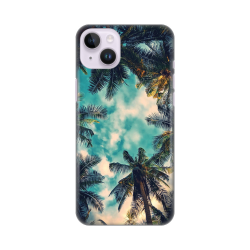 Silikonska futrola print Skin za iPhone 14 Plus Palm tree.