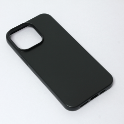 Silikonska futrola Skin za iPhone 14 Pro Max 6.7 mat crna.