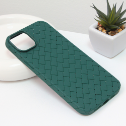 Futrola Weave case za iPhone 14 Plus zelena.