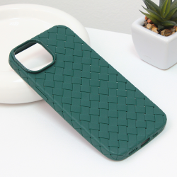 Futrola Weave case za iPhone 14 zelena.
