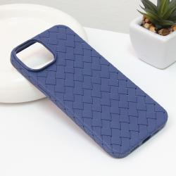 Futrola Weave case za iPhone 14 plava.