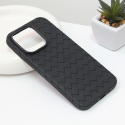 Futrola Weave case za iPhone 14 Pro crna.