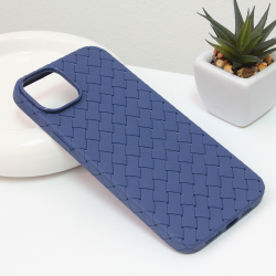 Futrola Weave case za iPhone 14 Plus plava.