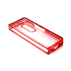 Futrola providna TPU za Samsung Galaxy Z Fold 3 5G crvena.