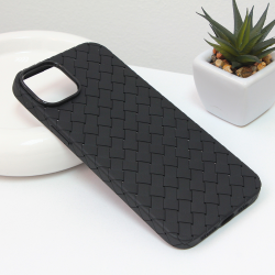 Futrola Weave case za iPhone 14 Plus crna.