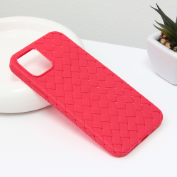 Futrola Weave case za iPhone 12 6.1 crvena.