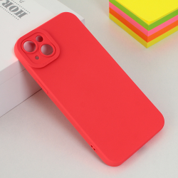 Futrola Silikon color za iPhone 14 Plus crvena.