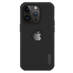 Futrola Nillkin Scrub Pro za iPhone 14 Pro crna (sa otvorom za logo).