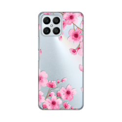 Silikonska futrola print Skin za Huawei Honor X8 Rose flowers.