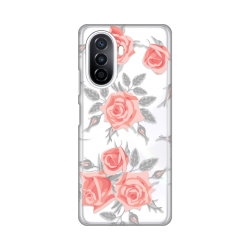 Silikonska futrola print Skin za Huawei Nova Y70/Nova Y70 Plus Elegant Roses.