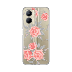 Silikonska futrola print Skin za Realme C33 Elegant Roses.
