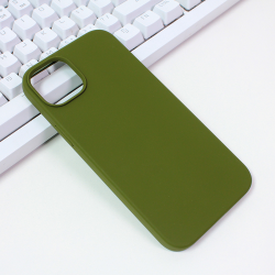 Futrola Summer color za iPhone 14 Plus maslinasto zelena.