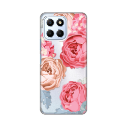 Silikonska futrola print Skin za Huawei Honor X6 Pink Flowers.