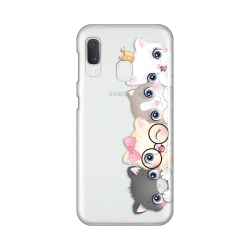 Silikonska futrola print Skin za Samsung A202 Galaxy A20E Cats.