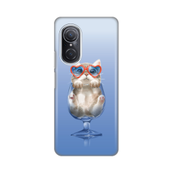 Silikonska futrola print za Huawei Nova 9 SE/Honor 50 SE Funny Cat.