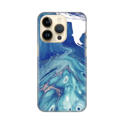 Silikonska futrola print za iPhone 14 Pro Blue Marble.