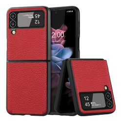 Futrola Elegant Leather za Samsung F721B Samsung Galaxy Z Flip 4 crvena.