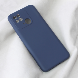 Futrola Teracell Soft Velvet za Xiaomi Redmi 10C tamno plava.
