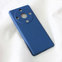 Futrola Teracell Soft Velvet za Huawei Honor Magic 5 Lite tamno plava.