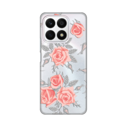 Silikonska futrola print Skin za Huawei Honor X8a Elegant Roses.
