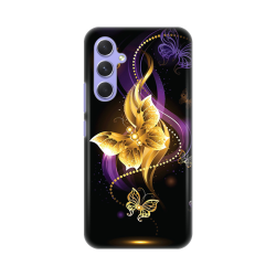 Silikonska futrola print Skin za Samsung A546B Galaxy A54 5G Golden butterfly.