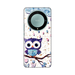 Silikonska futrola print Skin za Huawei Honor Magic 5 Lite Owl.
