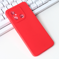 Futrola Silikon Pro Camera za Xiaomi Redmi 12C crvena.