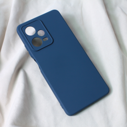 Futrola Teracell Soft Velvet za Xiaomi Redmi Note 12 Pro 5G (EU) tamno plava.